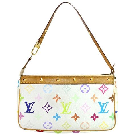 lv white colorful bag|authentic louis vuitton monogram bag.